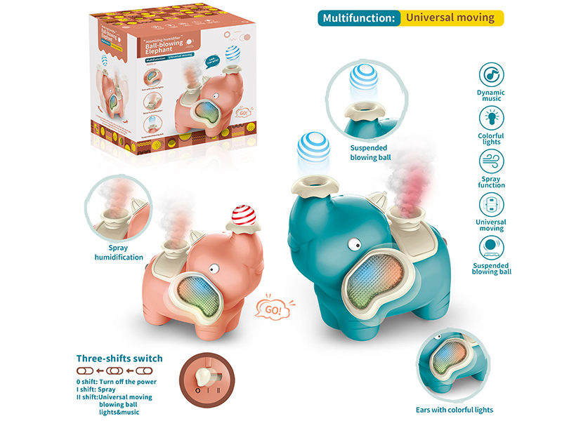 Atomizing Humidifier Blowing Ball Elephant