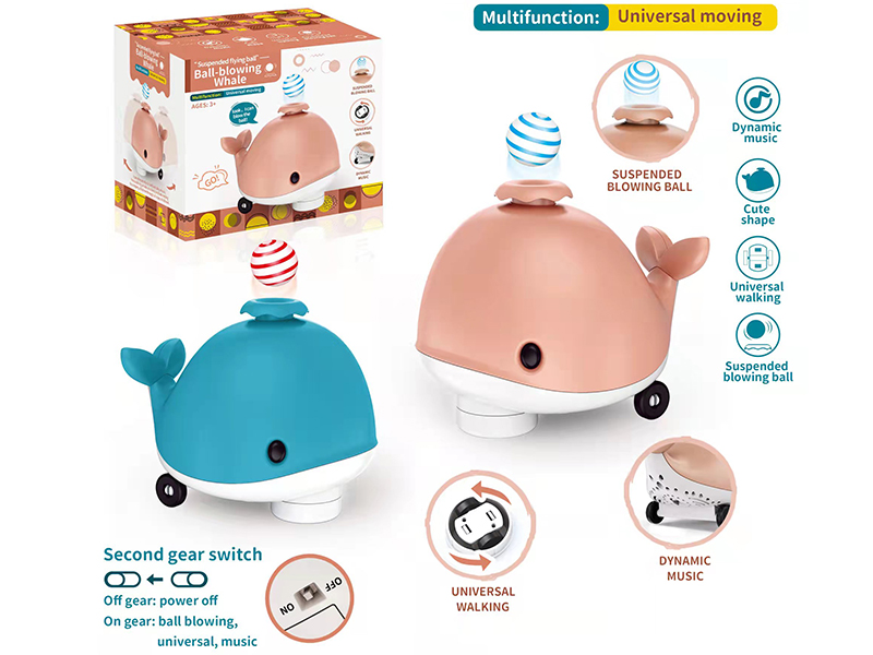 Atomizing Humidifier Blowing Ball Whale