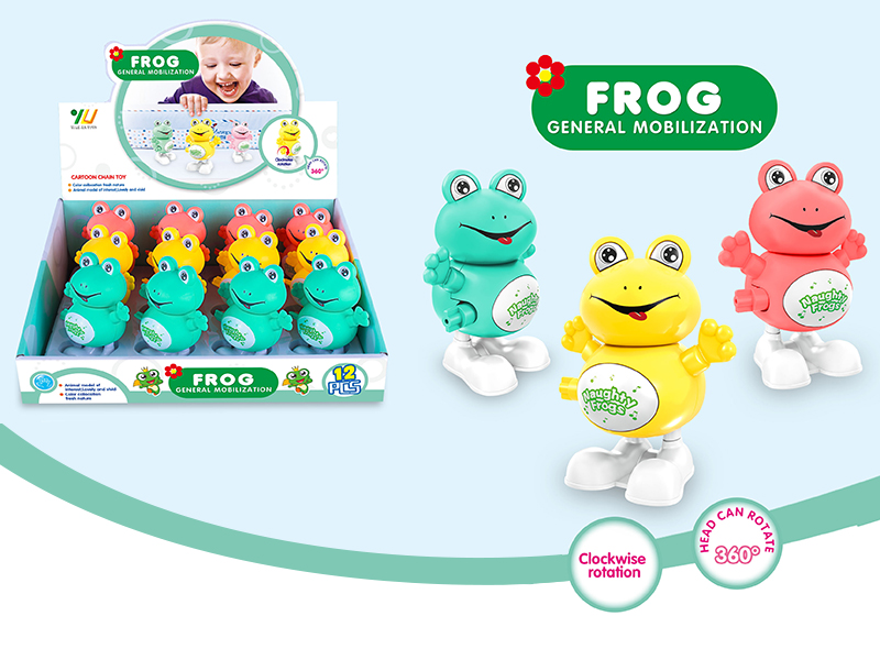 Wind Up Jumping Frog 12pcs