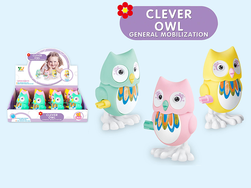 Wind Up Jumping Owl 12pcs