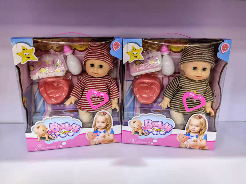 14 Inch Plastic Lined Boy IC Doll
