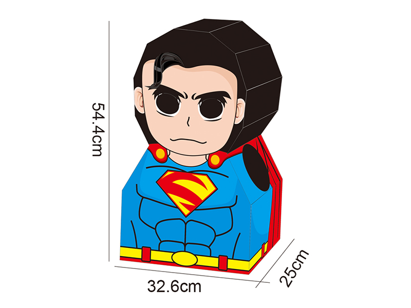 Wearable Cardboard Superman Cosplay