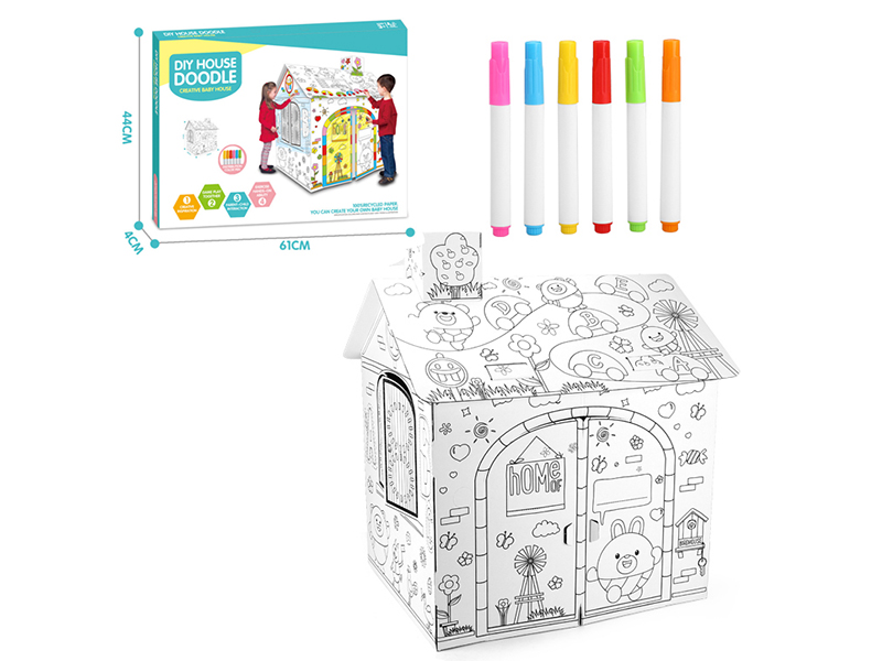 DIY Graffiti Baby House