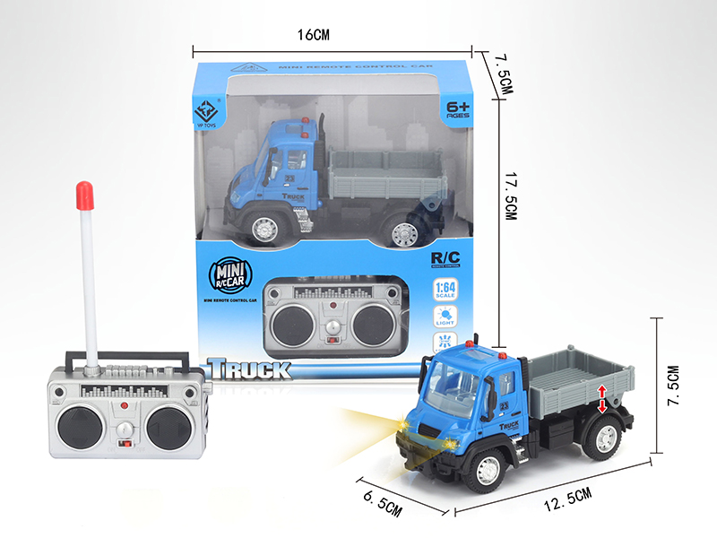 1:64 4-Channel Remote Control Transport Truck (German Style)