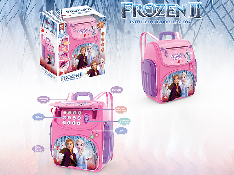Frozen Intelligent School Bag Piggy Bank