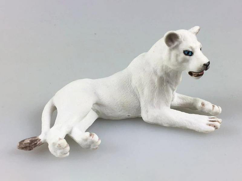 White Lying Lioness