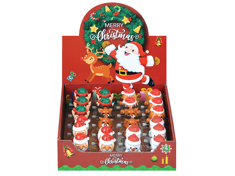 Windup Shake Head Christmas Toys 24pcs