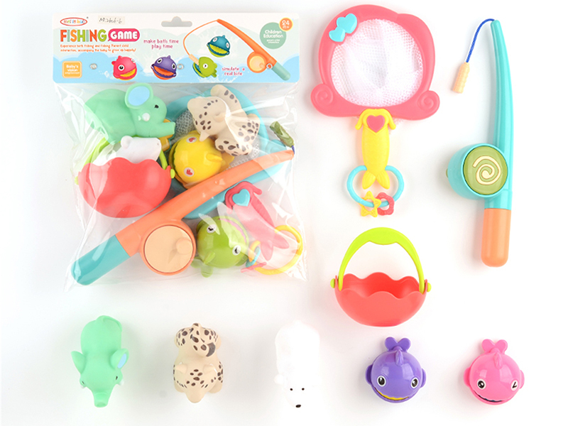 8pcs Fishing Game