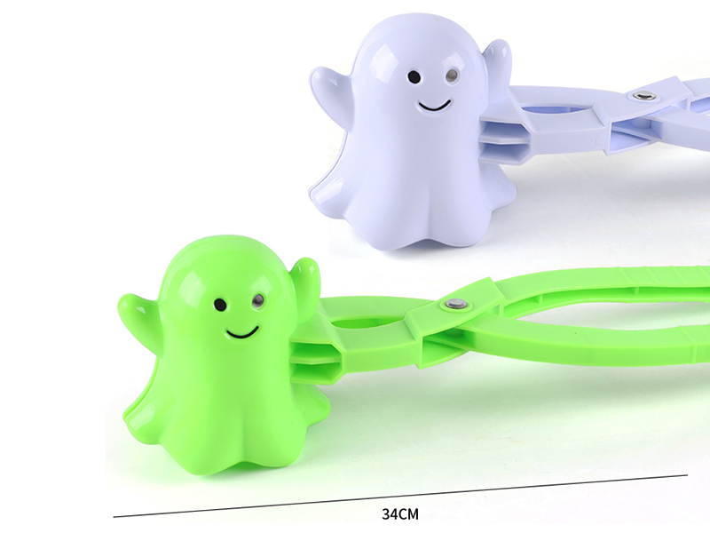 Halloween Ghost Snowball Clip