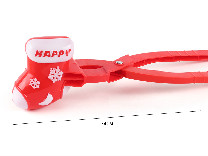 Christmas Stocking Snowball Clip