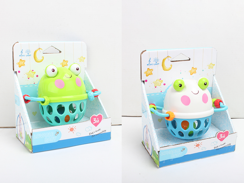 Frog Soft Plastic Baby Rattle