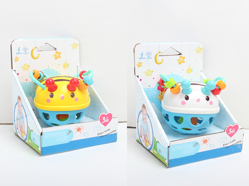 Bee Soft Plastic Baby Rattle