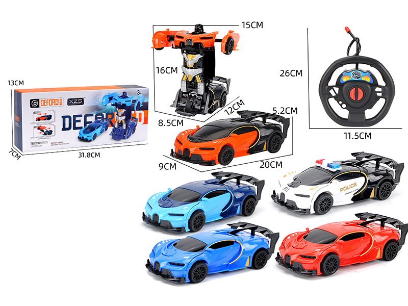 2-Channel Remote Control Transformation Car