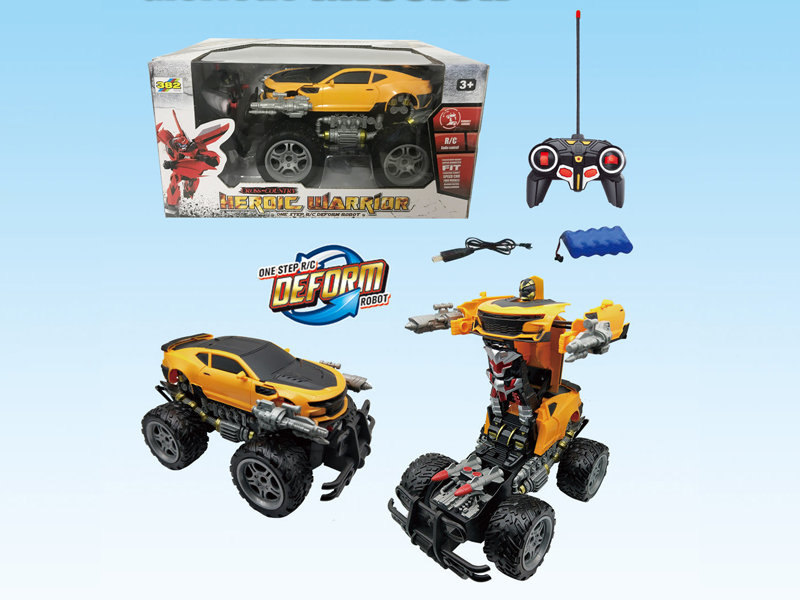 6Ch R/C Off Road One Button Deformation Vehicle (Bumblebee)