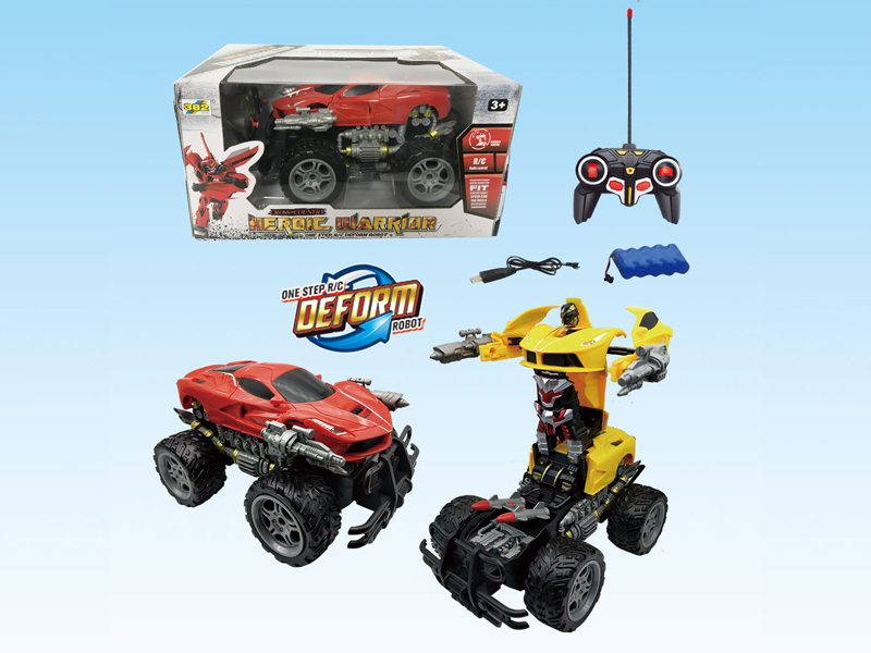 6Ch R/C Off Road One Button Deformation Vehicle (Ferrari)