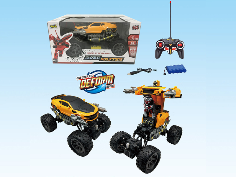 6Ch R/C Climbing One Button Deformation Car (Bumblebee)