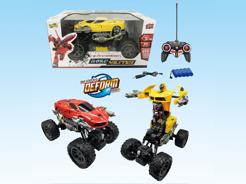 6Ch R/C Climbing One Button Deformation Car (Ferrari)