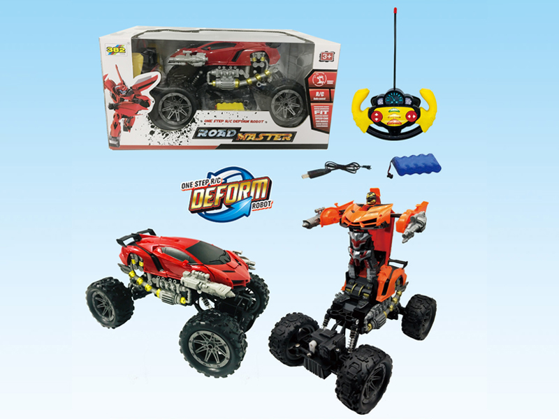 5Ch R/C Climbing One Button Deformation Car (Poison)