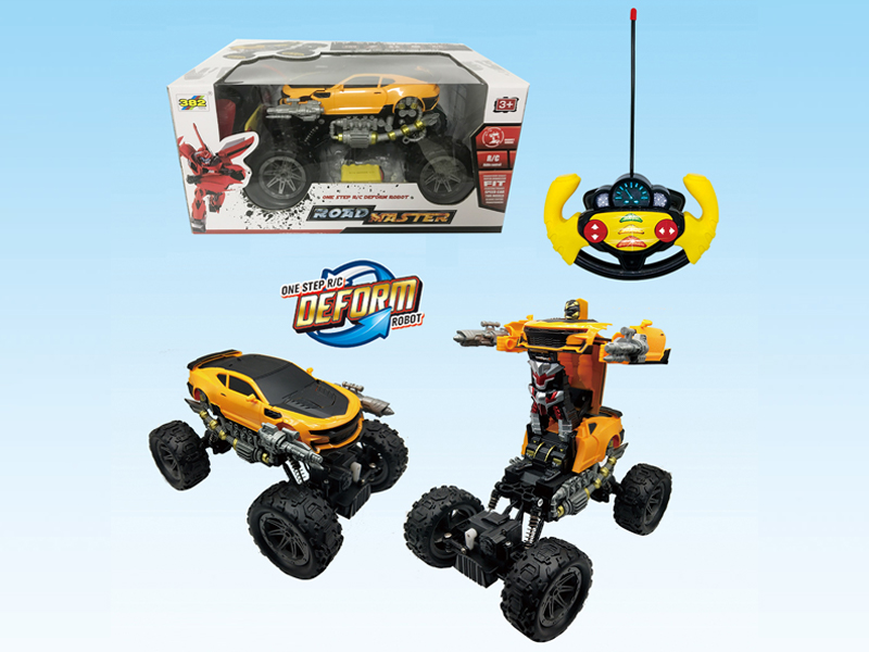 5Ch R/C Climbing One Button Deformation Car (Bumblebee)