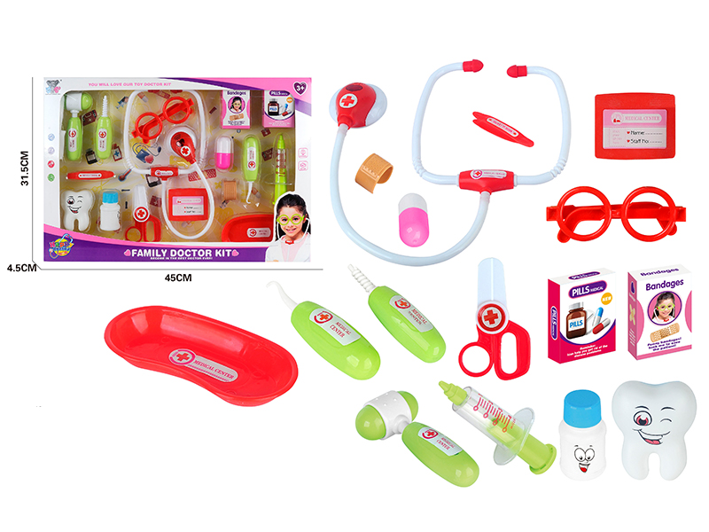 16Pcs Girl Doctor Toy Set