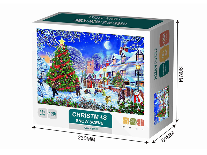 Christmas Snow Scene Jigsaw Puzzle 1000pcs