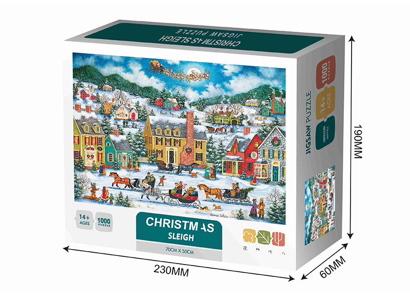 Christmas Sleigh Jigsaw Puzzle 1000pcs