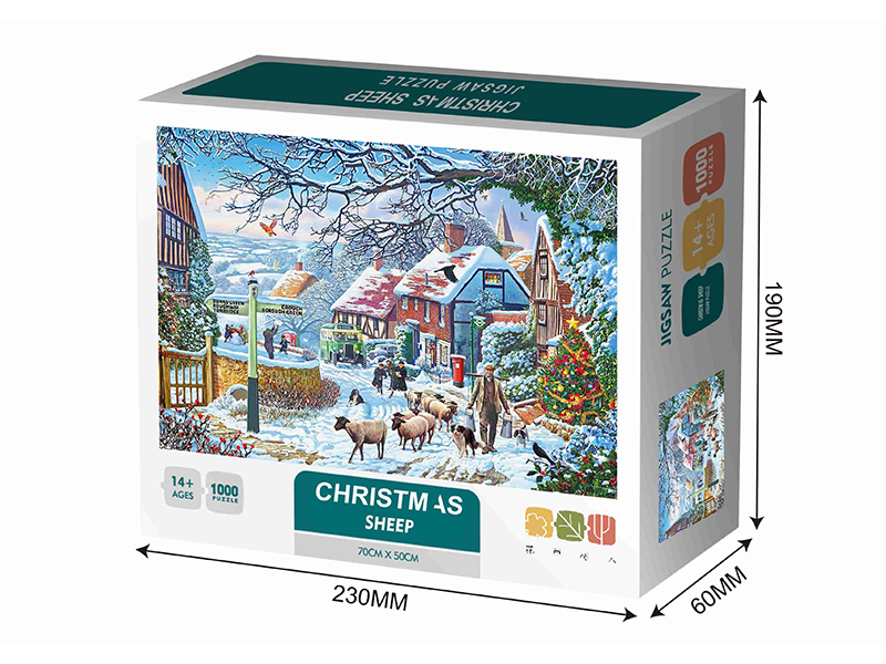 Christmas Sheep Jigsaw Puzzle 1000pcs