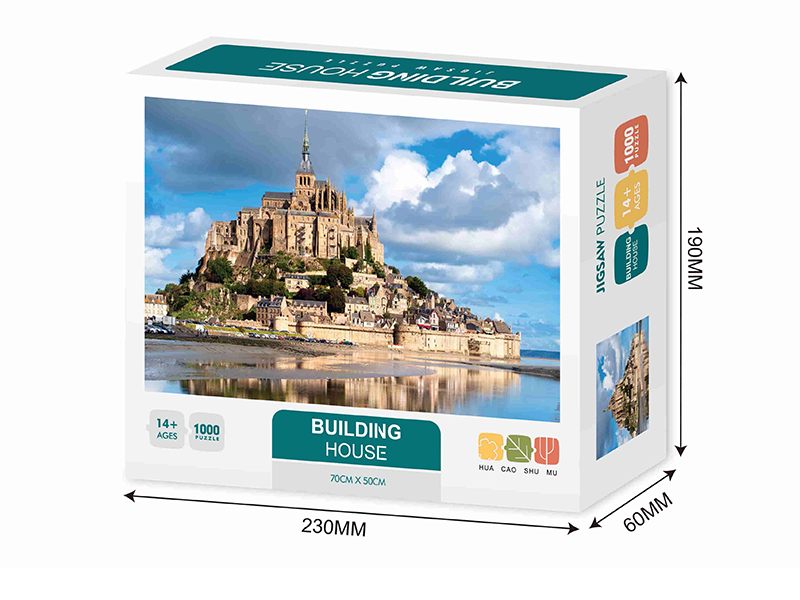 Building House Jigsaw Puzzle 1000pcs