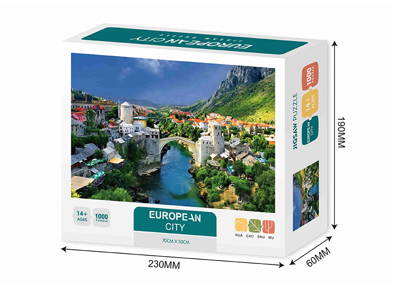 European City Jigsaw Puzzle 1000pcs