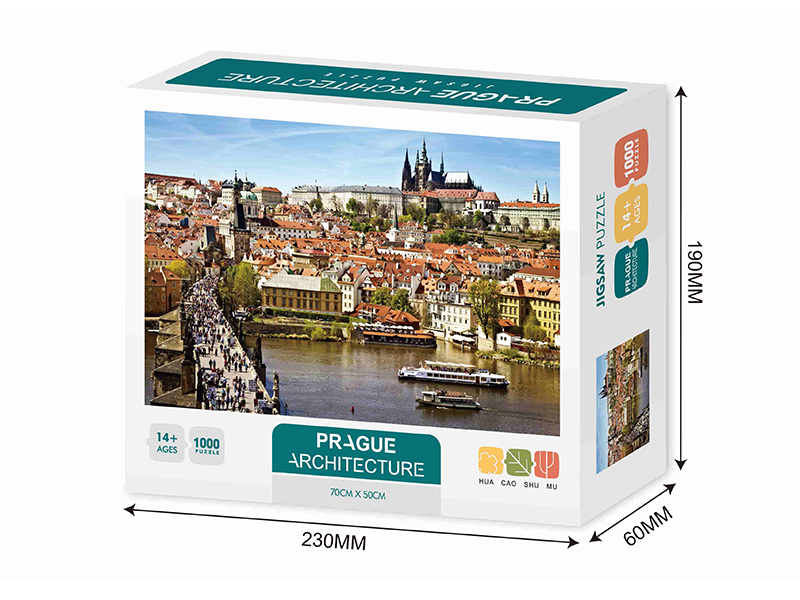 Prague Architecture Jigsaw Puzzle 1000pcs