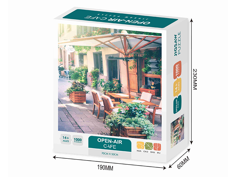 Open-Air Cafe Jigsaw Puzzle 1000pcs