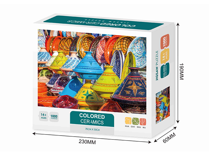 Colored Ceramics Jigsaw Puzzle 1000pcs
