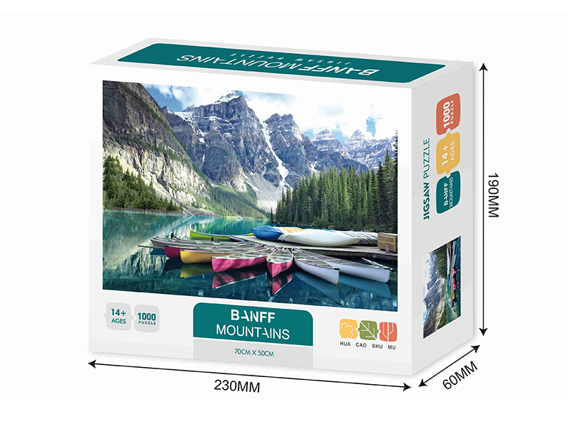 Banff Mountains Jigsaw Puzzle 1000pcs