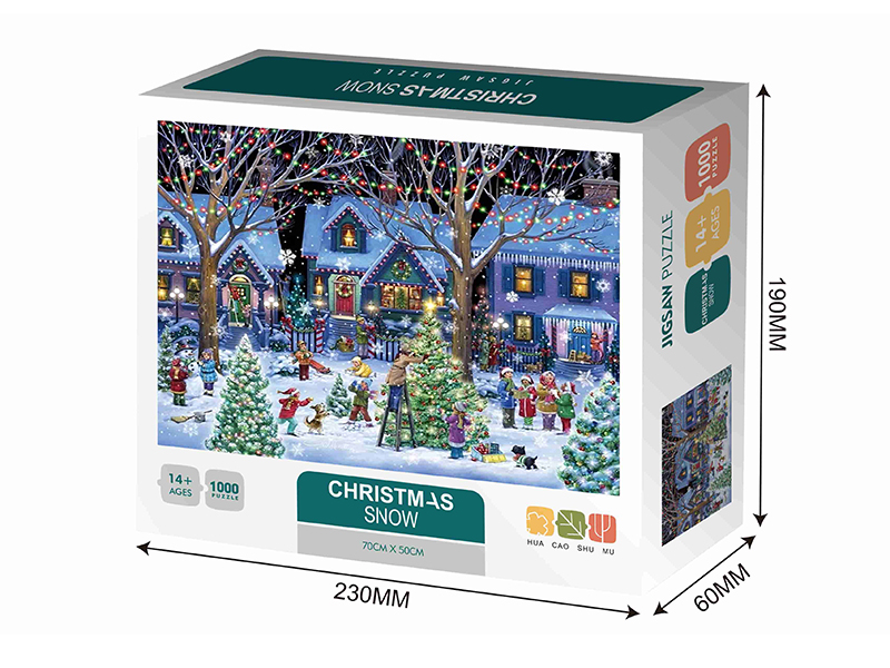 Christmas Snow Scene Jigsaw Puzzle 1000pcs