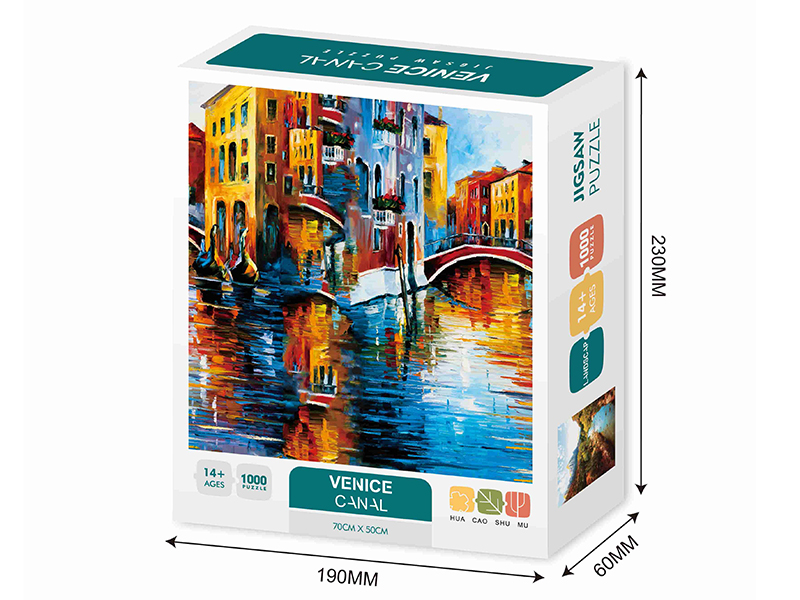 Venice Canal Jigsaw Puzzle 1000pcs