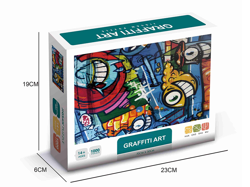 1000 Piece Jigsaw Puzzle - Graffiti Art