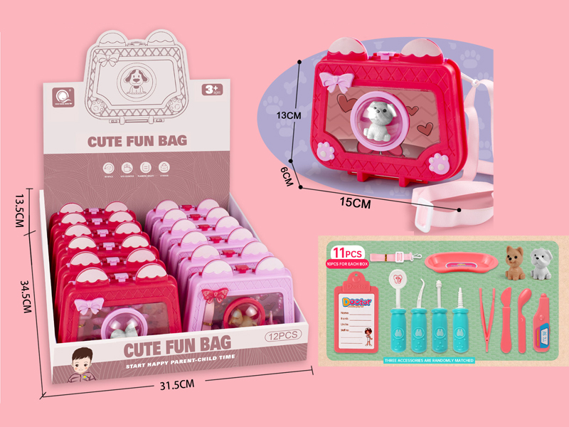 12PCS Medical Equipment Diagonal Span Bag