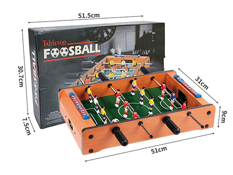 Wooden Table Football Game Four Strokes