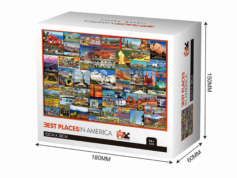 Best Placesin America Jigsaw Puzzle 500pcs
