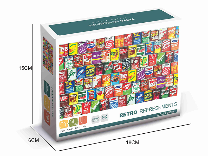 Retro Refreshments Jigsaw Puzzle 500pcs