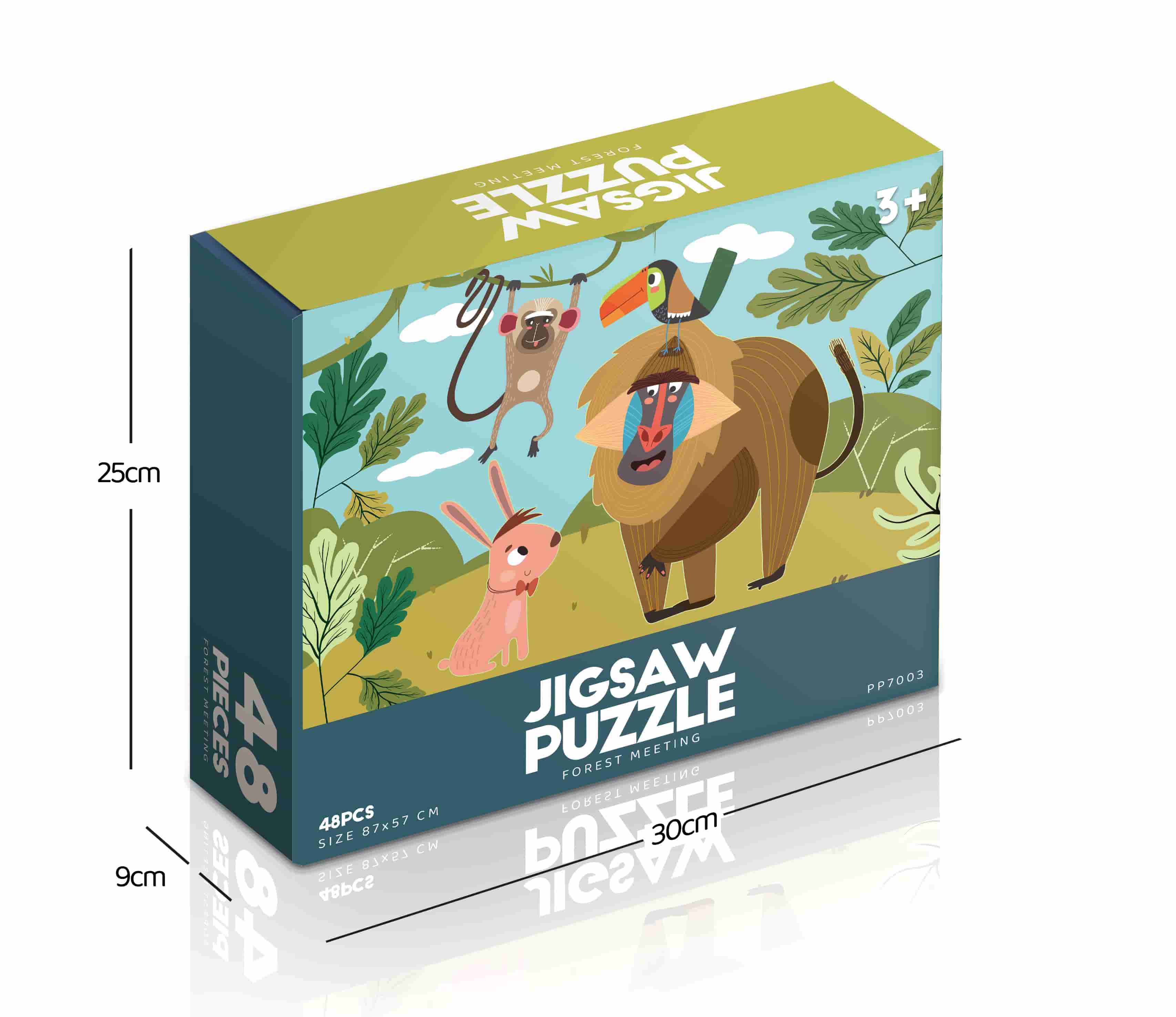 Forest Meeting Jigsaw Puzzle 48pcs