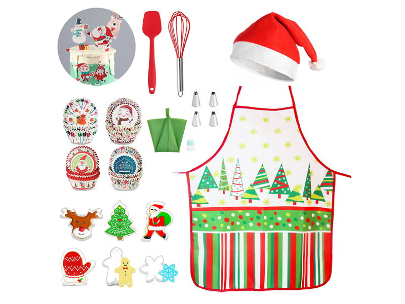 22Pcs Christmas Baking Set (80 Paper Cups)