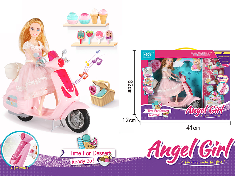 Doll + Motorcycle