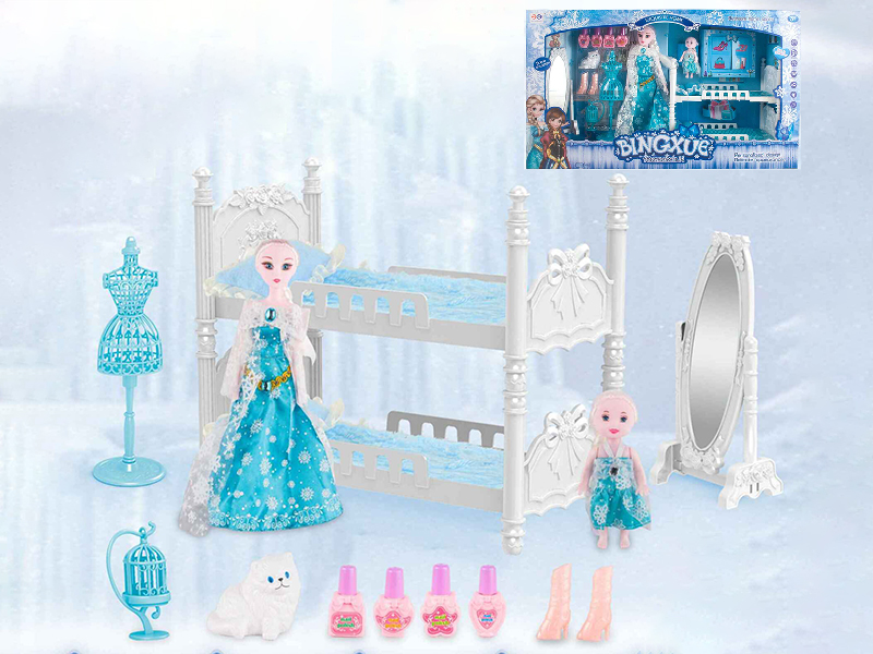 Ice Princess Bedroom Home Series + Doll