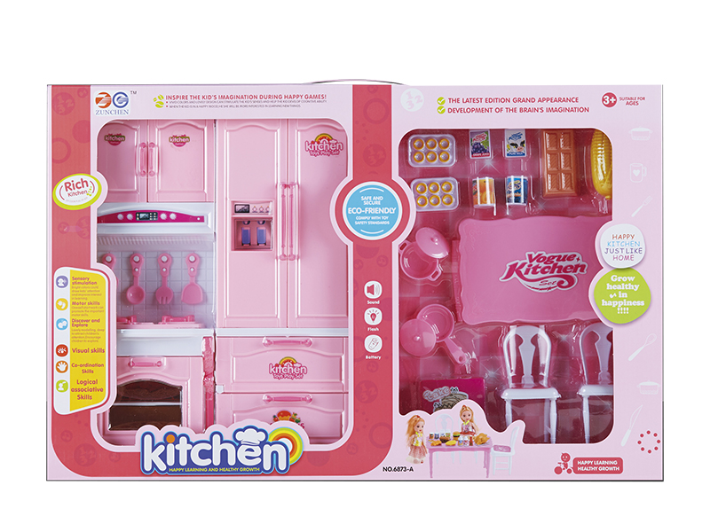 Combination Kitchen Cabinet With Light, Sound + Accessories