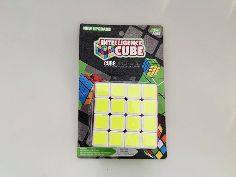 Fluorescent Sticker Fourth Order Magic Cube (With Instructions)
