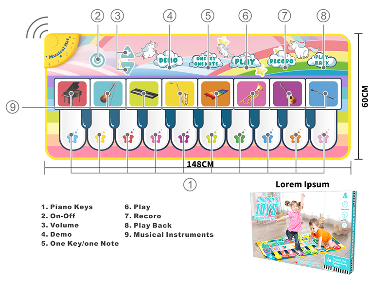 Music Play Mat(Large)