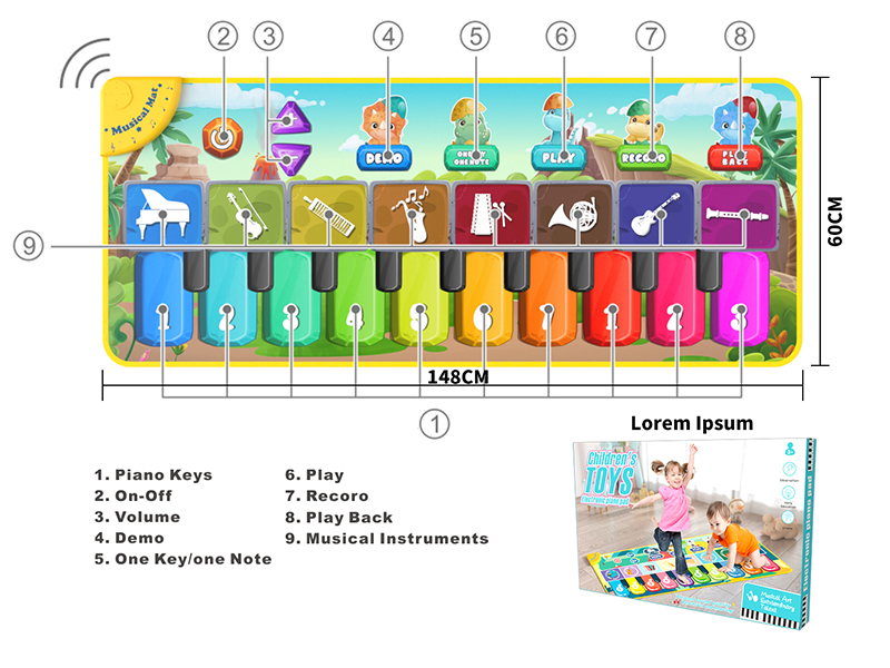 Music Play Mat(Large)
