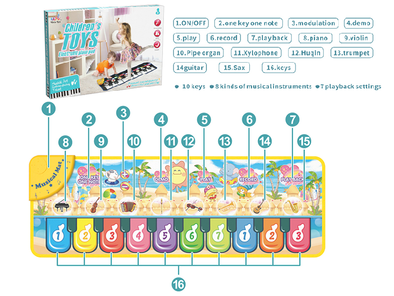 Music Play Mat