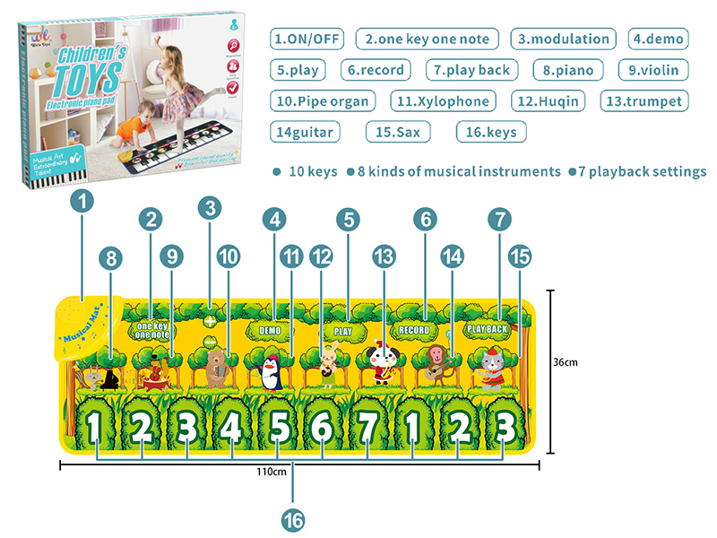 Music Play Mat